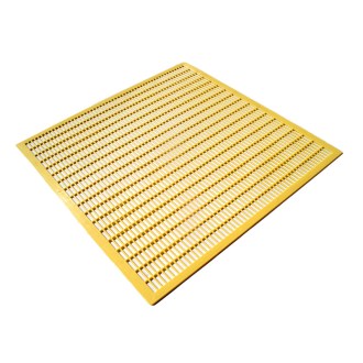 Queen excluder - yellow plastic - 420x377 mm